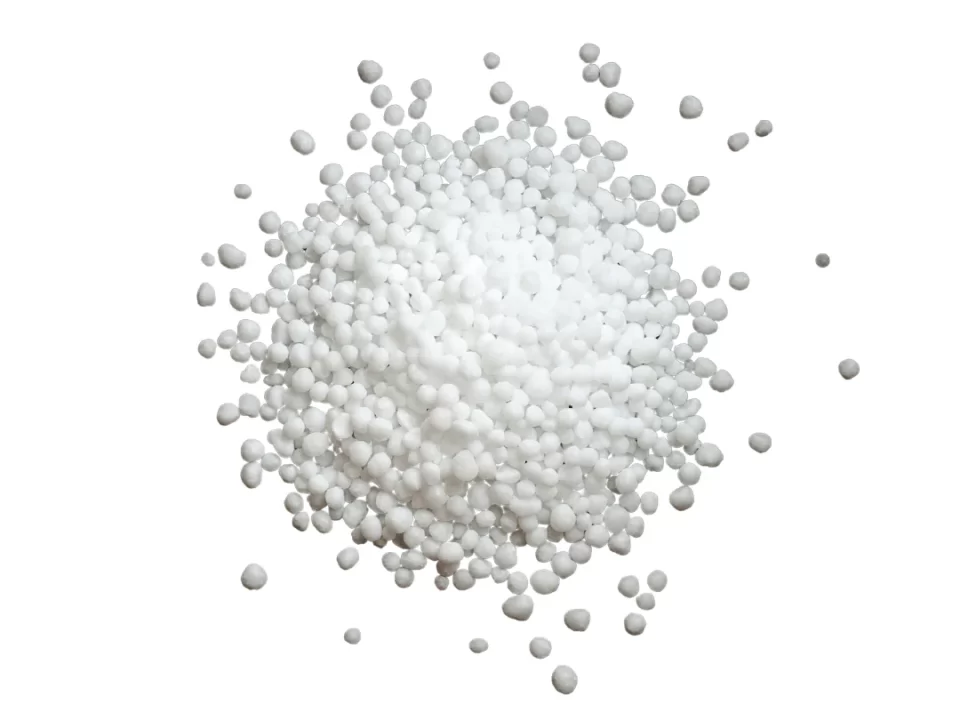 Prilled urea is a common form of