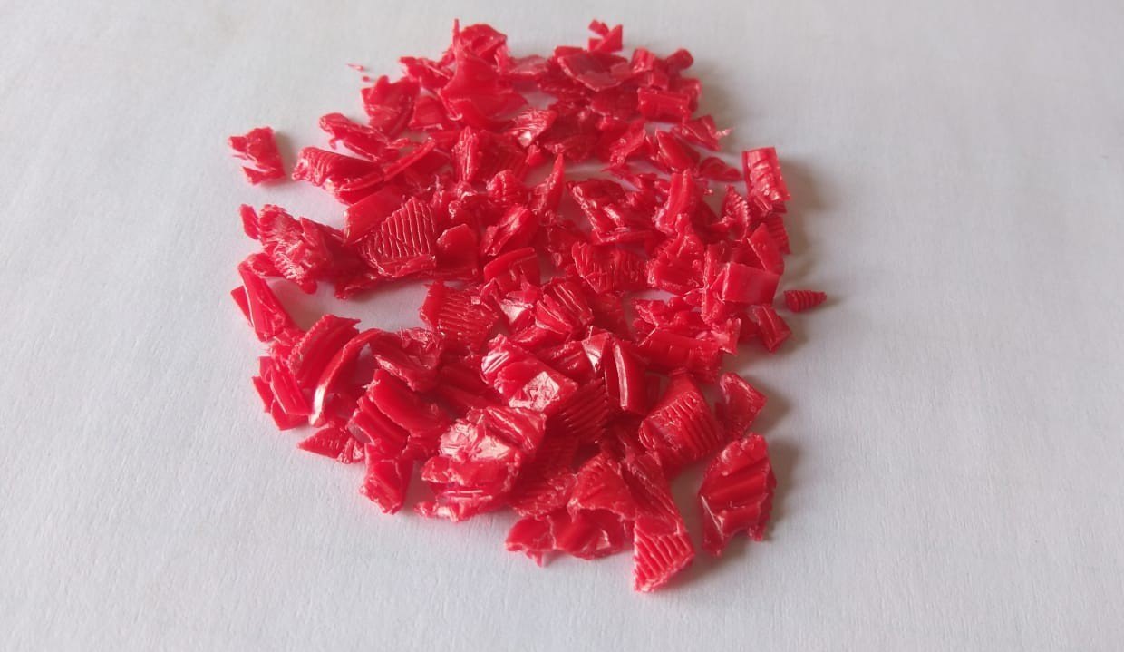 Recycled/Scrap/Regrinded HDPE RED